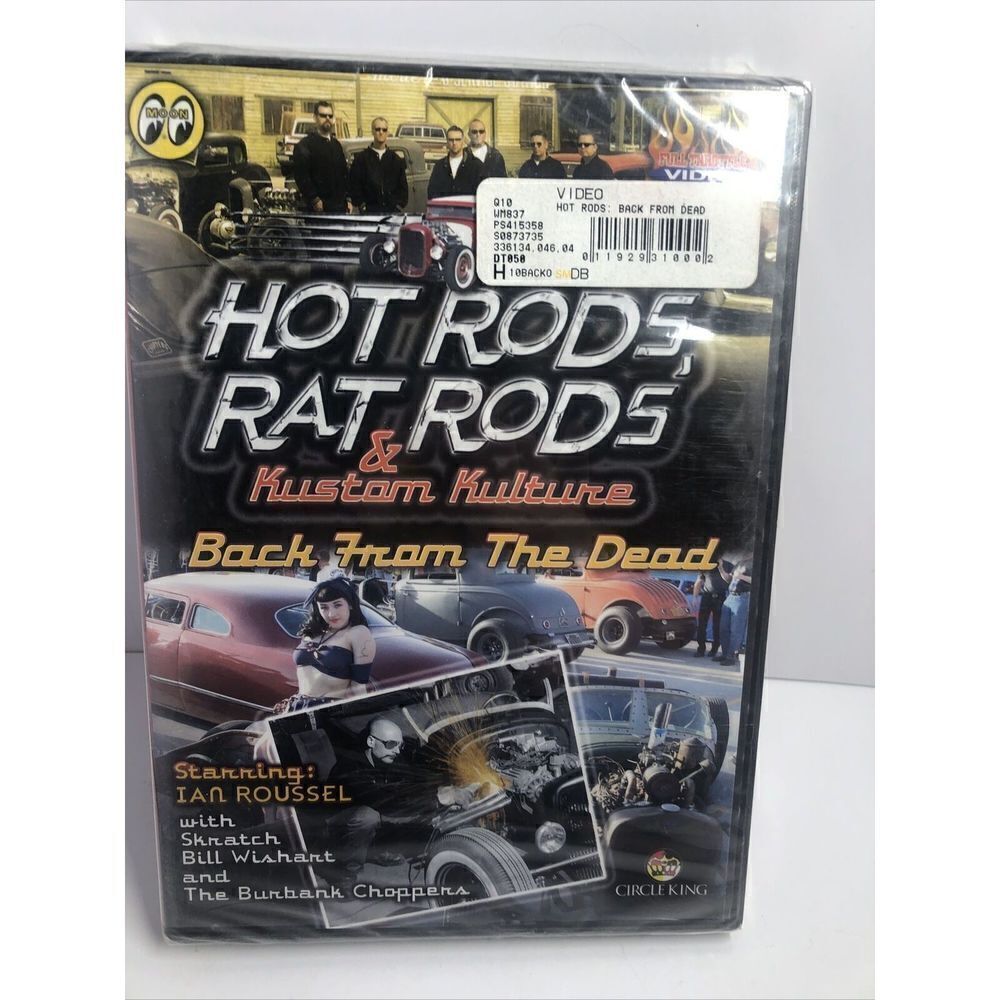 *HOT RODS RAT RODS & KUSTOM KULTURE - BACK FROM THE DEAD - DVD - Sealed